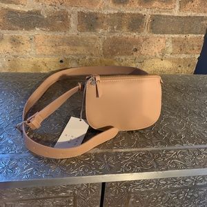 NWT Faux Leather Belt Bag